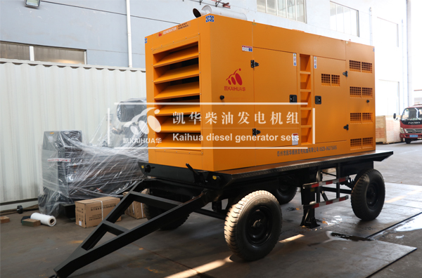 四川（chuān）水利200KW移（yí）動靜音發電機組成功出廠