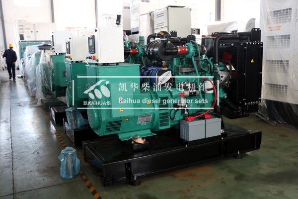 出口新加坡的三台50KW康明斯發電機組成功出廠