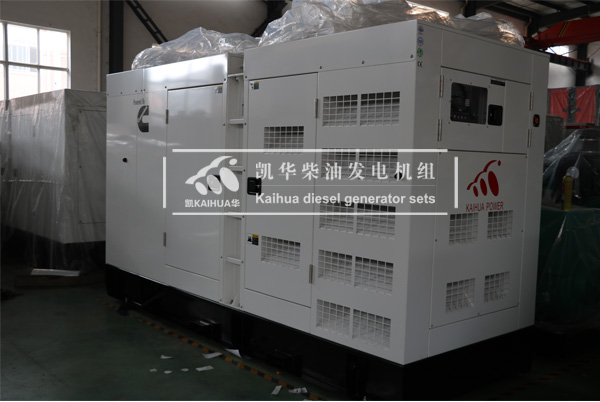 出口新加坡的300KW靜音發電機組成（chéng）功出廠