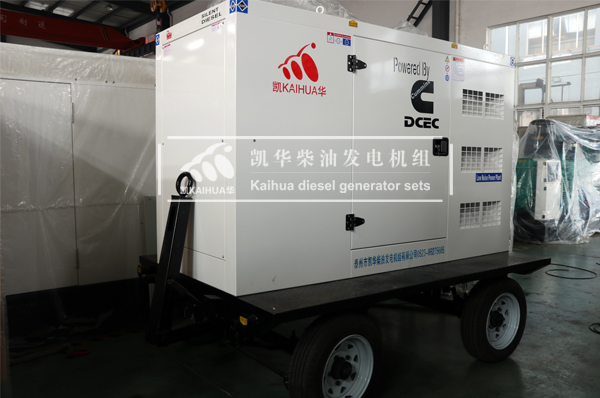 安徽工程100KW移動（dòng）發（fā）電機（jī）組成功出廠