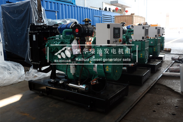 出口印尼的四台30KW康明斯發電機組成（chéng）功出廠