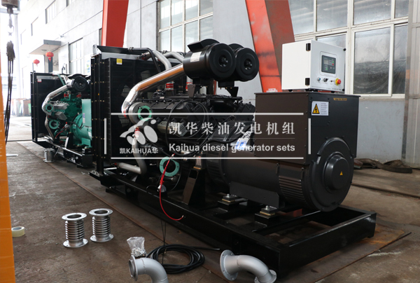 湖北地產（chǎn）兩台500KW柴油發電機組今日成功出廠