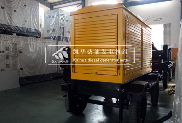 湖北工程100KW移動式柴油（yóu）發（fā）電機組成功出廠