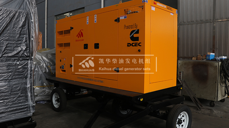 榆林100kw移動靜音發電機（jī）組（zǔ）成（chéng）功出廠
