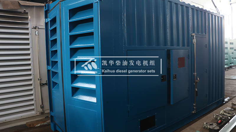 梅州300kw集裝箱式發電機（jī）組成（chéng）功出廠