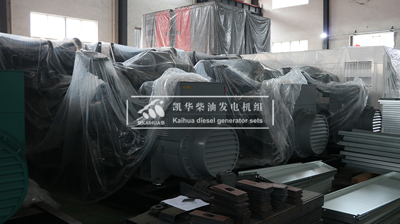 臨汾市四台800kw帕金斯發電機組成功出廠